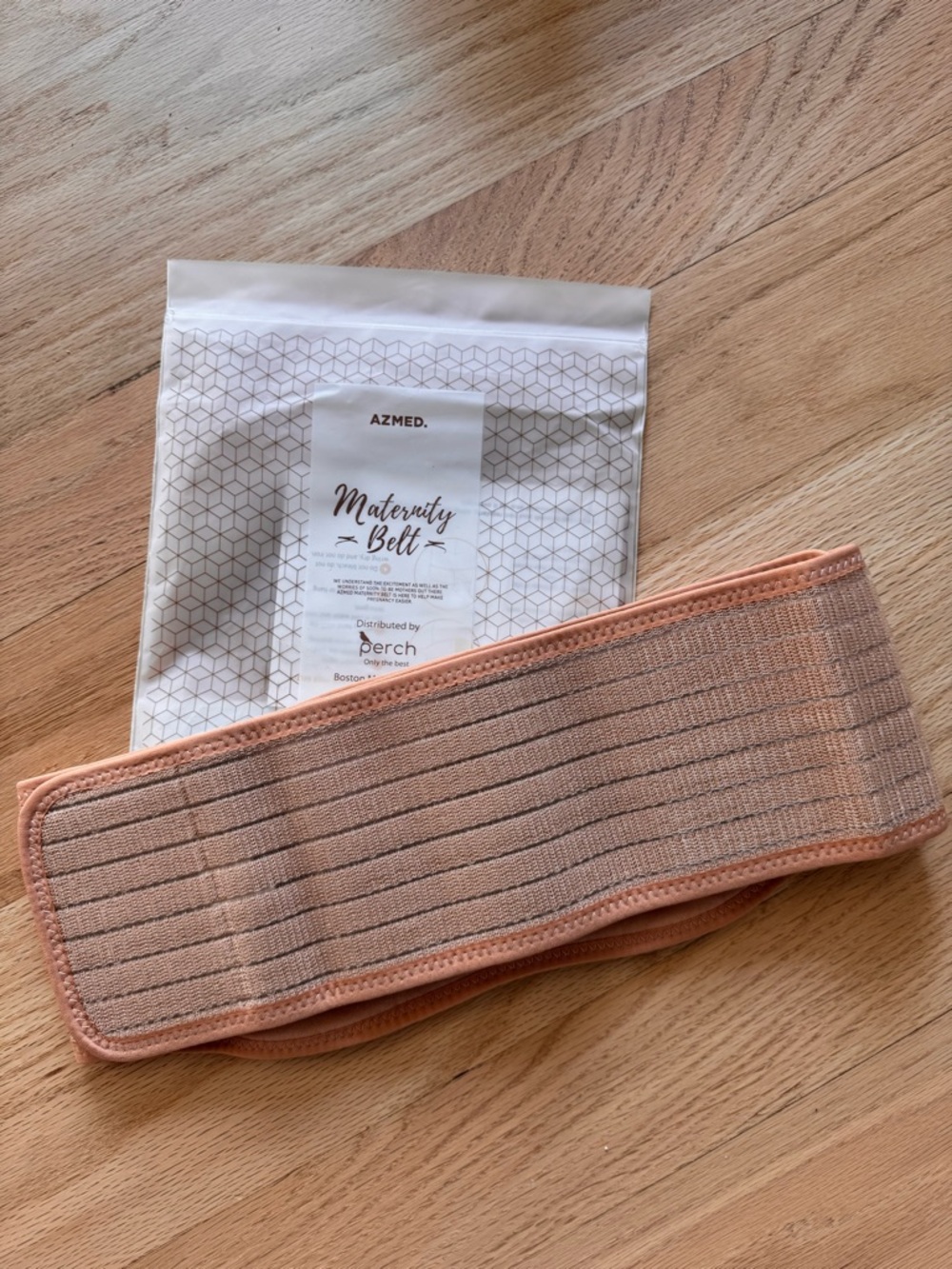 AZMED Peach Maternity Support Belt - Picture 2 of 2